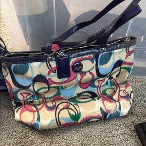 Colorful Patterned Tote Bag